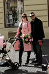Spica / Zagreb 15.02.2020. / foto: Maja Jurovic / Stjepan Bozic i supruga Petra Maricic i kcer Emma Katarina