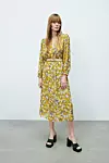 Haljina s cvjetnim uzorkom od žakara/Zara/ 299.00 kn