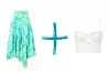 Midi asimetrična suknja Balenciaga (12733 kn) + bijeli top u stilu korzeta Brock Collection (797 eura)