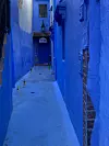 Plavi grad na sjeveru smješten je uz planinu Rif