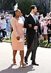 WINDSOR, UNITED KINGDOM - MAY 19: Serena Williams and Alexis Ohanian arrive at St George's Chapel at Windsor Castle before the wedding of Prince Harry to Meghan Markle on May 19, 2018 in Windsor, England. (Photo by Gareth Fuller - WPA Pool/Getty Images)
