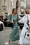 Street style, model Wendy Thembelihle Juel after Skall Studio Spring Summer 2021 show, held at Store Strandstraede, Copenhagen, Denmark, on August 12, 2020.,Image: 554930263, License: Rights-managed, Restrictions: , Model Release: no, Credit line: Bertrand-Hillion Marie-Paola/ABACA / Abaca Press / Profimedia