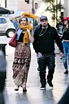 Los Angeles, CA - *EXCLUSIVE* Camren Diaz and her hubby Benji Madden are seen heading to see