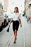 Street style, Ilirida Krasniqi arriving at Selected Spring Summer 2021 show, held at Bredgade, Copenhagen, Denmark, on August 12, 2020.,Image: 554929995, License: Rights-managed, Restrictions: , Model Release: no, Credit line: Bertrand-Hillion Marie-Paola/ABACA / Abaca Press / Profimedia