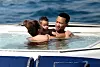 Portofino, ITALY - The American soul singer John Legend and wife Chrissy Teigen take a boat ride on their Italian adventure holiday in Portofino. BACKGRID UK 2 JULY 2019, Image: 453572730, License: Rights-managed, Restrictions: RIGHTS: WORLDWIDE EXCEPT IN ITALY, Model Release: no, Credit line: Profimedia, Backgrid UK