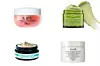 Dior Glow Better Fresh Jelly maska za lice koja djeluje kao dvostruki piling (489 kn)/ Kiehl's Avocado Nourishing Hydration maska za hidrataciju kože (339 kn)/ Skinetgra Volcanica pročišćujuća, remineralizirajuća i umirujuća maska (114 kn)/ fresh rose gel-maska za hidrataciju lica (200 kn)