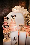 Rođendan je proslavljen u znaku Minnie Mouse, koja je djevojčici najdraži lik iz crtića