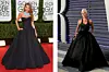 Sofia Vergara 2014. godine u haljini s potpisom Zaca Posena i Lady Gaga 2016. u Alexander McQueenu