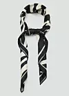 Satenski šal zebra uzorka - 12,99 eura