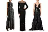 Svilena crna haljina Huishan Zhang; Net-A-Porter (3.180,80 eura)/Svečana crna haljina Pamella Roland; Moda Operandi (40.326,00 kn)/Sequin fishtail haljina Carolina Herrera (9.534,00 eura)