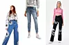 Traperice s cvjetnim uzorkom; Levi's (616,16 kn) / Traperice s cvjetnim uzorkom; Desigual (630,30 kn) / Traperice s printom leptira; Bershka (299,90 kn)