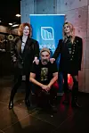 Nina sa svojim glumcima Leonom Lučev i njegovom suprugom Jelenom nakon zagrebačke premijere