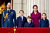 Prinčevi William, George i Louis s princezama Kate Middleton i Charlotte