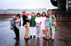 S Woodyjem Allenom i djecom - Ronanom, Lark, Dylan, Fletcherom, Daisy, Soon-Yi i Mosesom, 1990.