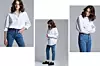 The Frankie Shop oversize bijela košulja (98 eura)