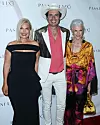 Maye Musk s kćeri Toscom i sinom Kimbalom 2021. u Kaliforniji