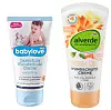 babylove, zaštitna krema protiv iritacija i crvenila – sensitive, 20 ml, 0,65 eura/ alverde BABY, krema protiv iritacija i crvenila – neven i cink, 75 ml, 1,95 eura