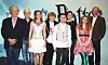 Michael Gambon, Tom Felton, Emma Watson, Rupert Grint, Daniel Radcliffe, Bonnie Wright, Jessie Cave i Jim Broadbent 2009. na premijeri filma 'Harry Potter i Princ miješane krvi'