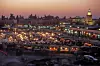 Pogled na najveći gradski trg u Marrakeshu