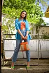 Kupaći kostim nošen kao bodi Ted Baker outlet cijena 665 kn / Traperice Levi's, Europa 92 outlet cijena 669 kn / Košulja Hugo Boss outlet cijena 903 kn / Torba Guess outlet cijena 729 kn / Sandale Aldo outlet cijena 295 kn - Designer Outlet Croatia