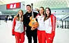 Skijaši Ida Štimac, Ivica Kostelić, Leona Popović i Lana Zbašnik uoči odlaska na prošle Zimske olimpijske igre u Pjongčangu.