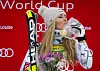 Lindsey Vonn snimljena 2015. kad je osvojila zlato u Super G-ju.
