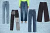S lijeva na desno: traperice Frame; Matches Fashion (297 eura)/ traperice Bershka (279,90 kn)/ traperice Diesel (126 eura - akcijska cijena)/ traperice A.P.C; matches Fashion (195 eura)/ traperice Stradivarius (229,90 kn)