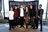 Zagreb, 171019. Hotel Westin. Severina na konferenciji za medije najavila turneju The Magic Tour. Na fotografiji: Matic Zadravec, Damir Somen, Nejc Levstik, Severina Kojic, Alen Kljuce, Crt Birsa. Foto: Tomislav Kristo / CROPIX