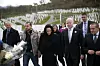 Angelina Jolie 2014. je u Memorijalnom centru Potocari položila cvijeće, a nakon toga obišla je i spomen ploču sa imenima žrtava genocida počinjenog 1995. godine u Srebrenici.
