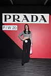 MILAN, ITALY - FEBRUARY 20: Charli D'Amelio attends the Prada show during Milan Fashion Week Fall/Winter 2020/2021 on February 20, 2020 in Milan, Italy. (Photo by Vittorio Zunino Celotto/Getty Images for Prada)