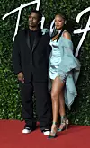 Rihanna i ASAP Rocky na dodjeli modnih nagrada u Londonu, u prosincu 2019.