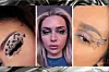 Slijeva nadesno, @pinkmonadeee, @lenkalul, @cutcreaser make-up 3D kreacije napravljene uz pomoć vrućeg ljepila