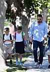 Brentwood, CA - Ben Affleck is on dad duties as he is seen walking to his kid's school to pick them up on Friday afternoon. BACKGRID USA 13 SEPTEMBER 2019, Image: 470758864, License: Rights-managed, Restrictions: , Model Release: no, Credit line: Boaz / BACKGRID / Backgrid USA / Profimedia