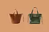 Shopper torba The Row; Matchesfashion (4500 eura)/ torba lakiranog izgleda Zara (99,95 eura)