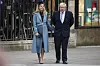 LONDON, ENGLAND - MARCH 09: Prime Minister Boris Johnson and Carrie Symonds leave after attending the annual Commonwealth Day Service at Westminster Abbey on March 9, 2020 in London, England. (Photo by Dan Kitwood/Getty Images)