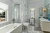 Jon Bon Jovi has splashed out a staggering million on an oceanfront mansion in Palm Beach, Florida. The rock superstar sold his smaller home down the road for around million at the same time. It’s about a mile from the home of radio shock jock Howard Stern - one of Bon Jovi’s good friends. The oceanfront estate has seven bedrooms and seven bathrooms. Inside, there’s also a beautiful formal dining room, an office, a top-of-the-range kitchen, an exercise room, an elevator and a temperature-controlled wine cellar. It has ocean views throughout. Outside, there are two oceanfront loggias, courtyard pool and cabana.,Image: 545980333, License: Rights-managed, Restrictions: , Model Release: no, Credit line: IMP Features / IMP Features / Profimedia
