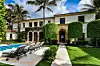 Jon Bon Jovi has splashed out a staggering million on an oceanfront mansion in Palm Beach, Florida. The rock superstar sold his smaller home down the road for around million at the same time. It’s about a mile from the home of radio shock jock Howard Stern - one of Bon Jovi’s good friends. The oceanfront estate has seven bedrooms and seven bathrooms. Inside, there’s also a beautiful formal dining room, an office, a top-of-the-range kitchen, an exercise room, an elevator and a temperature-controlled wine cellar. It has ocean views throughout. Outside, there are two oceanfront loggias, courtyard pool and cabana.,Image: 545980458, License: Rights-managed, Restrictions: , Model Release: no, Credit line: IMP Features / IMP Features / Profimedia