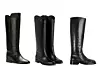 Kožne čizme Isabel Marant; Farfetch (595 eura)/ kožne čizme Saint Laurent; My Theresa (1295 eura)/ kožne čizme Chanel (2100 dolara)