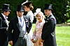 Peter Phillips, Lindsay Wallace and Prince William Royal Ascot, Day Four, Horse Racing, Ascot Racecourse, Berkshire, UK - 17 Jun 2022