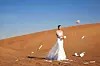 Voditeljica Mia Kovačić kao senzualna mladenka, kampanja snimana u emiratskoj pustinji nadomak Dubaija 2015.