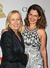 Martina Navratilova i Julia Lemigova u Los Angelesu 2017.