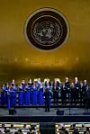 Nastup u zgradi Generalne skupštine UN-a