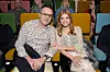 Zagreb, 090320. Nova Ves. U dvorani 3 Kaptol Boutique Cinema u drustvu mnogih poznatih i slavnih premijerno je prikazan dokumentarni film Radja, o nasem slavnom kosarkasu Dini Radji. Na fotografiji: Tarik i Lejla Filipovic. Foto: Darko Tomas / CROPIX