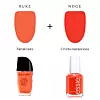 Wet'N'Wild Heatwave + Essie Geranium
