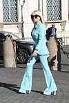 Donatella Versace stigla je na prijem u Palaču Quirinale
