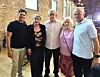 Ivica Kostelić, Vlasta Brozičević, Željko Žutelija, TV urednica Neda Ritz i sin Krešimir