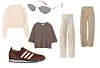 Pulover Chloe/ Vuneni T-shirt & Other Stories/ Naočale Miu Miu / Tenisice Adidas SL/ Traperice Gucci/ Traperice Citizen of Humanity