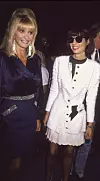 S Ivanom Trump 1991., tadašnjom suprugom biznismena Donalda Trumpa, bivšeg predsjednika SAD-a.