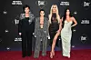 SANTA MONICA, CALIFORNIA - NOVEMBER 10: (L-R) Kris Jenner, Kourtney Kardashian, Khloé Kardashian and Kim Kardashian attend`Kim Kardashian the 2019 E! People's Choice Awards at Barker Hangar on November 10, 2019 in Santa Monica, California. (Photo by Frazer Harrison/Getty Images)