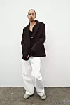 Zara oversized blejzer od mješavine vune (109 eura)